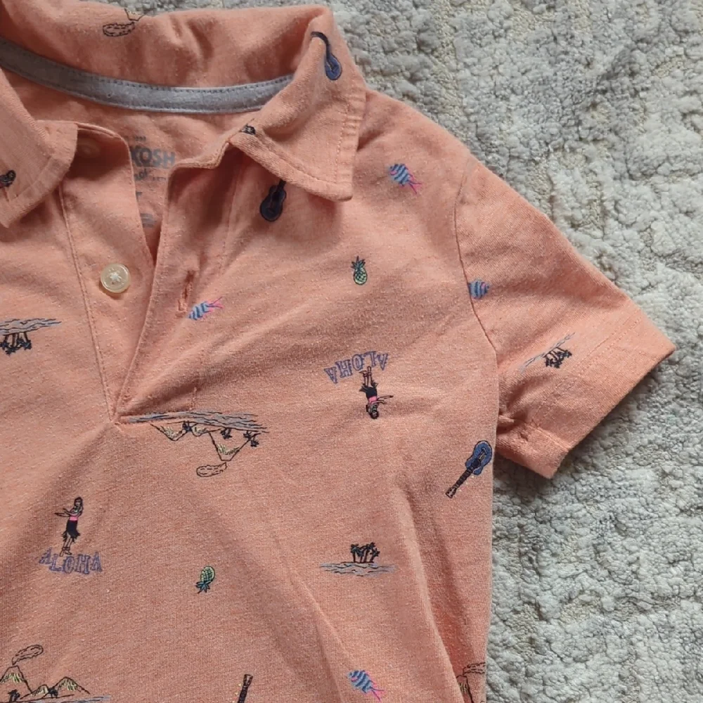 OshKosh B'gosh Hawaiian Polo Shirt Size 3T
